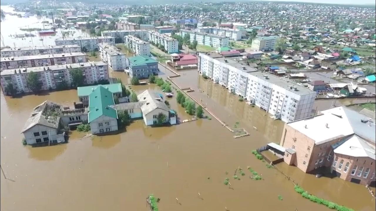 Южный город затопит. Город Тулун наводнение.