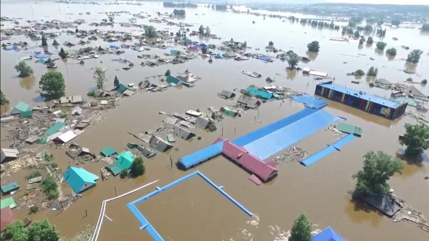Тулун в воде. Фоторепортаж