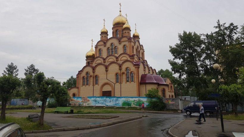 В Братске завершается строительство Собора Рождества Христова. Фото