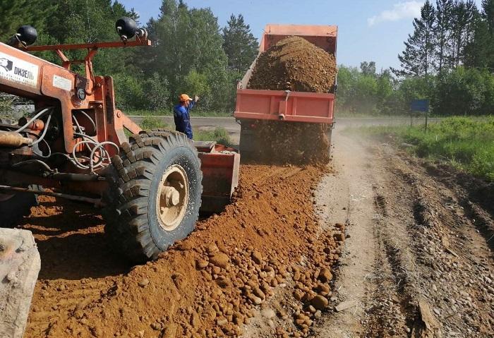 Ремонт подъездных дорог к 12-ти садоводствам идет в Иркутском районе