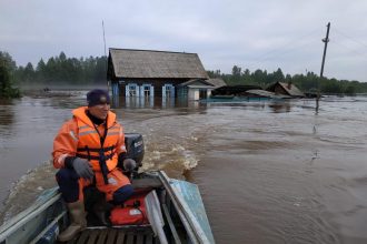 Уровень воды повышается в реке Витим