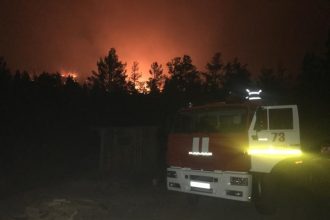 В Бурятии эвакуировали реабилитационный центр из-за лесного пожара