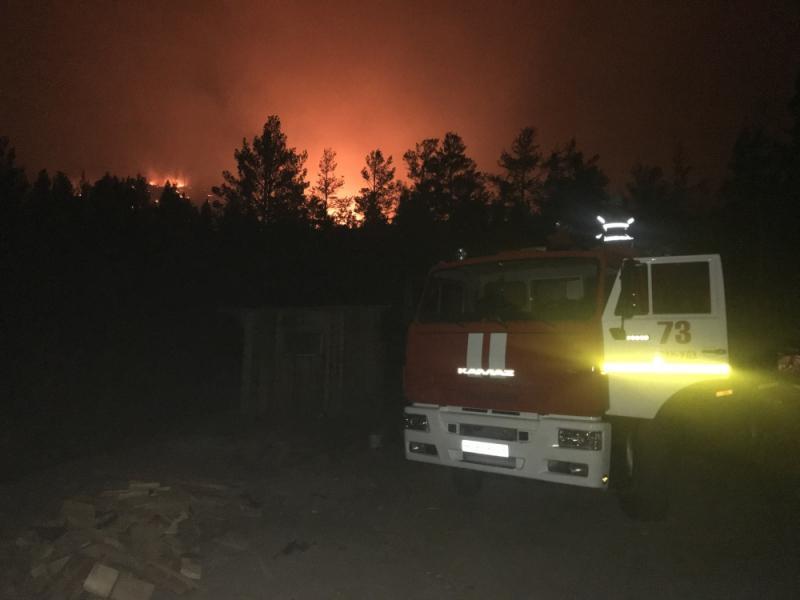 В Бурятии эвакуировали реабилитационный центр из-за лесного пожара