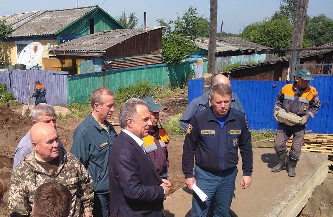 Виталий Мутко вылетит в Иркутскую область 1 августа