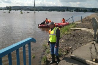 Дорогу Р-255 «Сибирь» в Тулуне откроют для движения автотранспорта после расчистки подтопленных участков