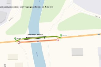 Мост через реку Якурим в Усть-Куте закрыли на время ремонта