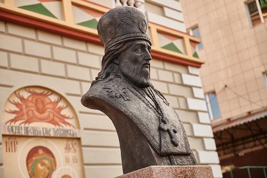 Бюст Первому епископу Святителю Иннокентию Иркутскому (Кульчицкому) установили в Иркутске