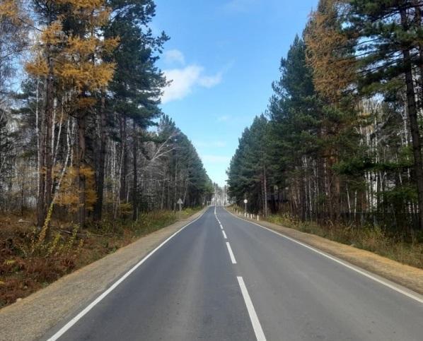 Автодорогу на подъезде к поселку Патроны отремонтировали в Иркутском районе