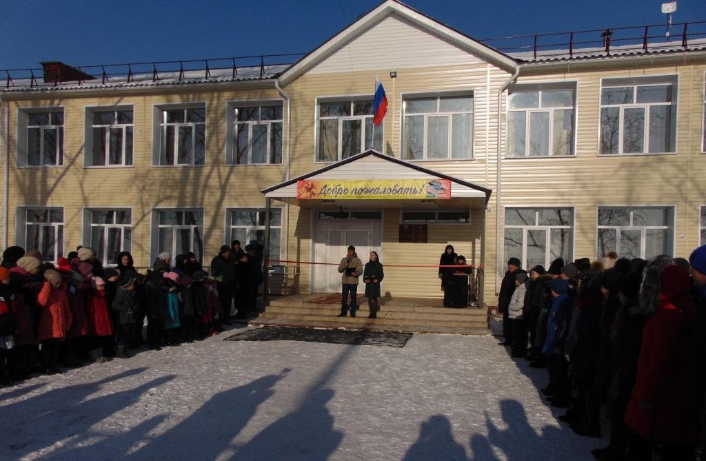 Школу открыли после капитального ремонта в селе Ново-Ленино Осинского района