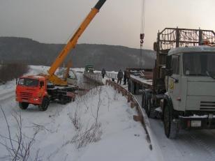 Движение полностью восстановлено по мосту через реку Макаровка в Киренском районе