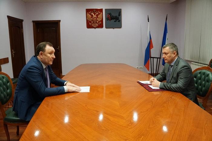 Глава Иркутского района встретился с врио губернатора региона