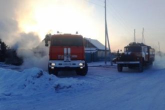 Общежитие педколледжа горит в Боханском районе