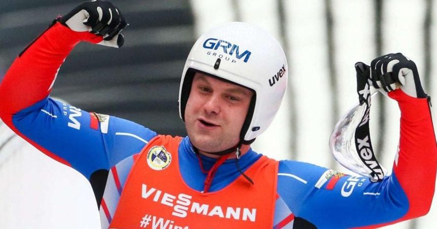 Братчанин Семён Павличенко завоевал серебро на чемпионате Европы по санному спорту