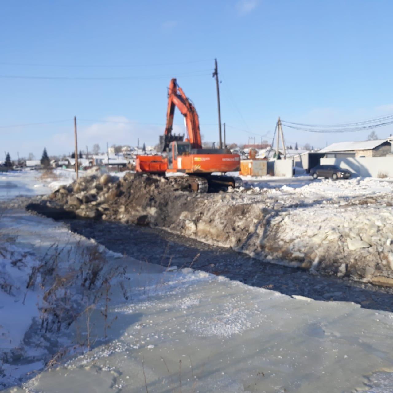 Снята угроза подтопления жилых домов в Тулуне