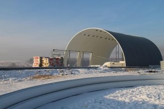 В микрорайоне Луговое строят пожарное депо