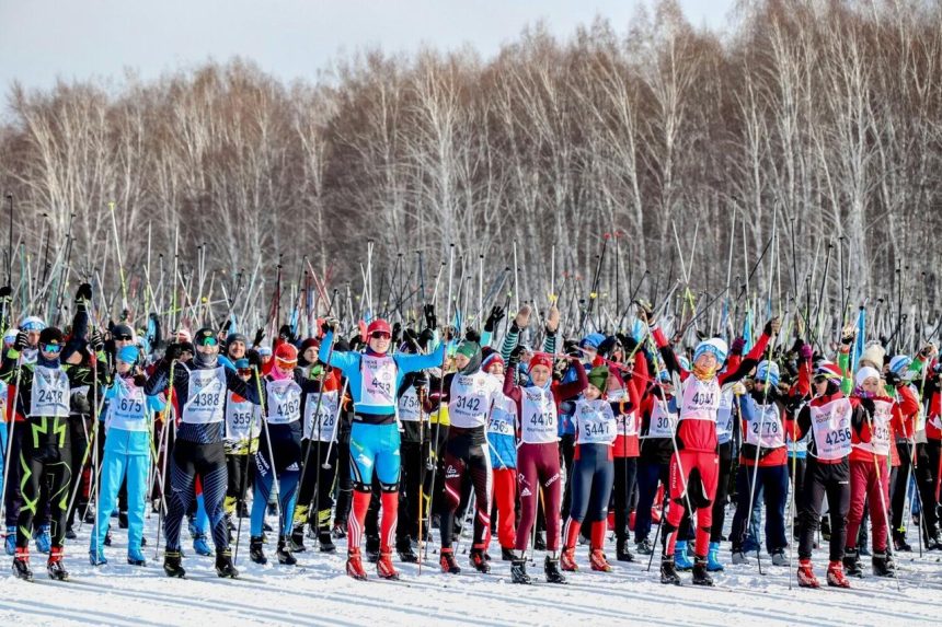 13 тысяч человек приняли участие в массовой гонке «Лыжня России» в Иркутской области