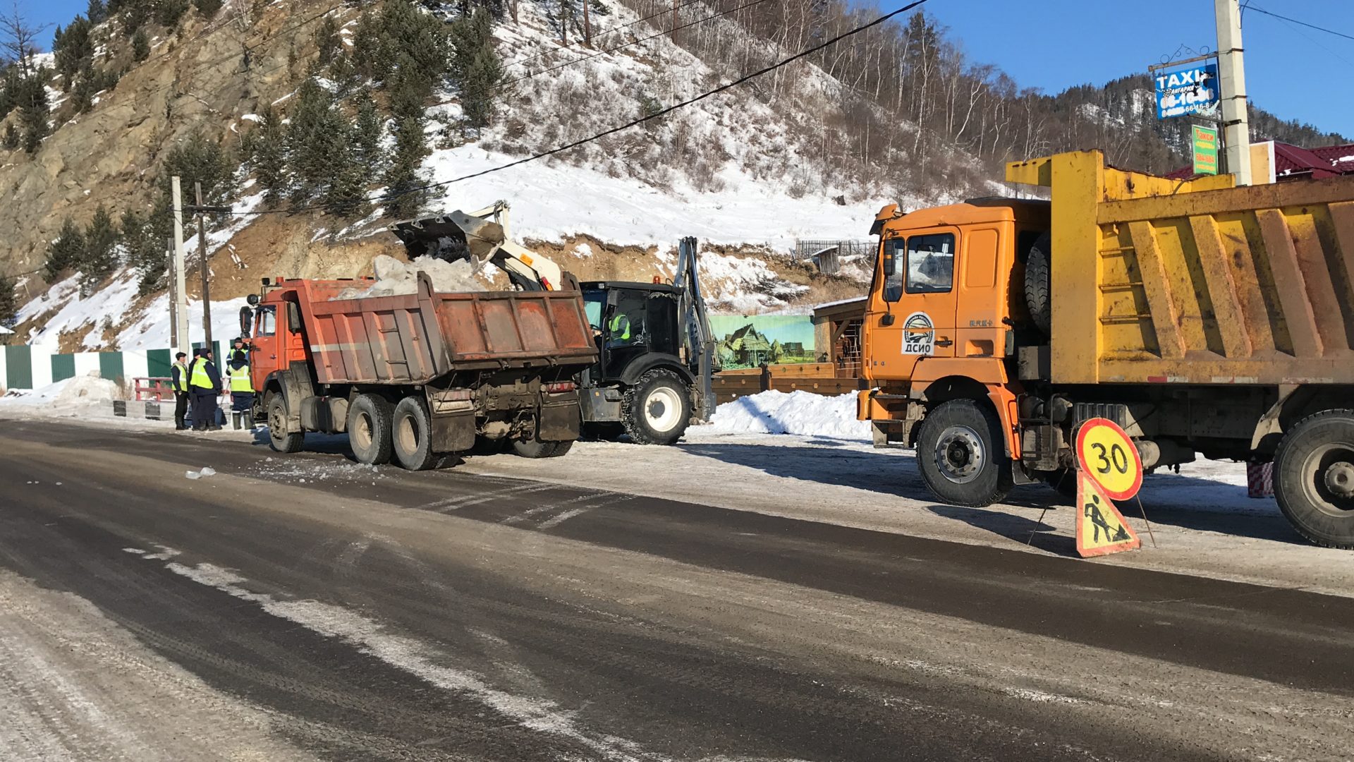 Листвянку очистили от реагентов