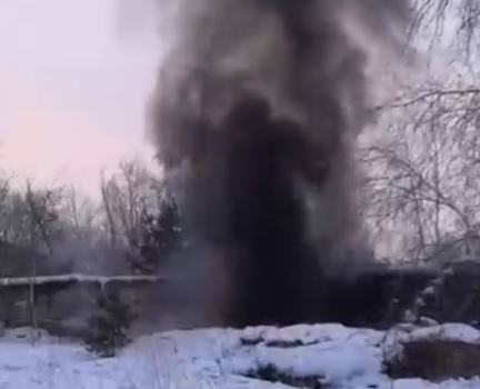 Пожар произошел на территории "Усольехимпрома" 26 февраля