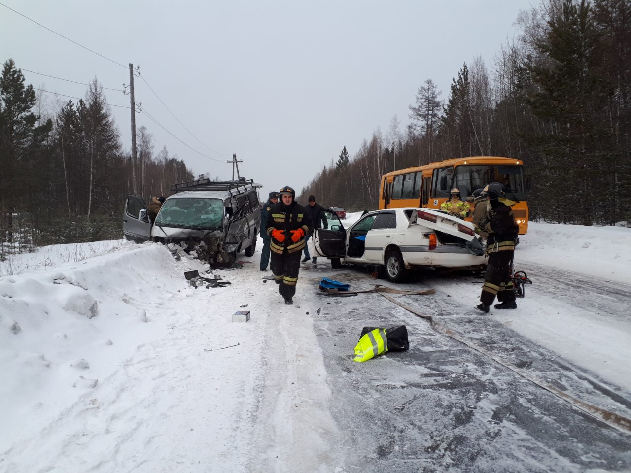 Восемь человек пострадали в ДТП в Усть-Илимске