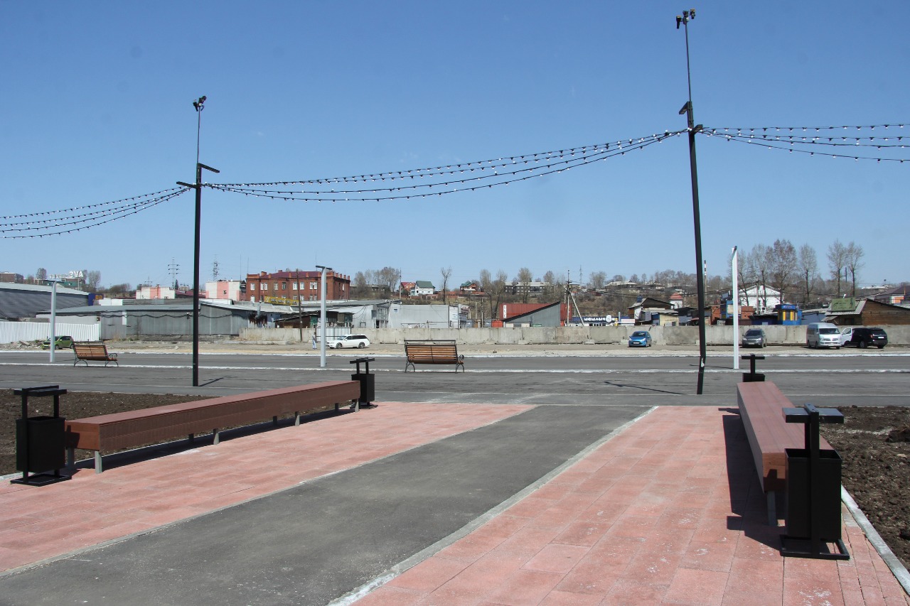 Благоустройство набережной реки Ушаковки в Иркутске завершат к сентябрю