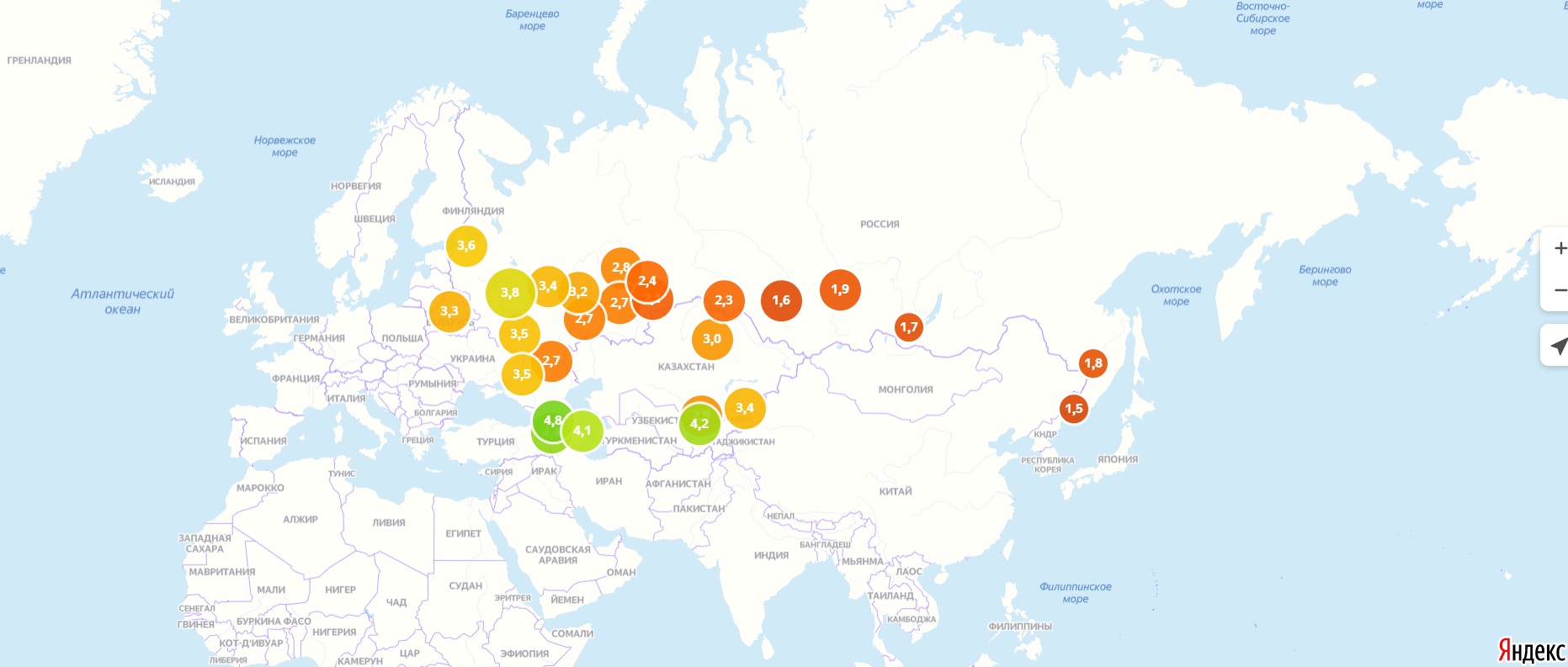Индекс самоизоляции в Иркутске в пятницу составляет всего 1,7 балла