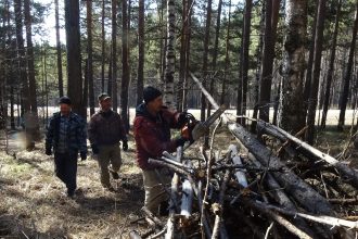 Уборка лесных участков от мусора началась вдоль Байкальского тракта