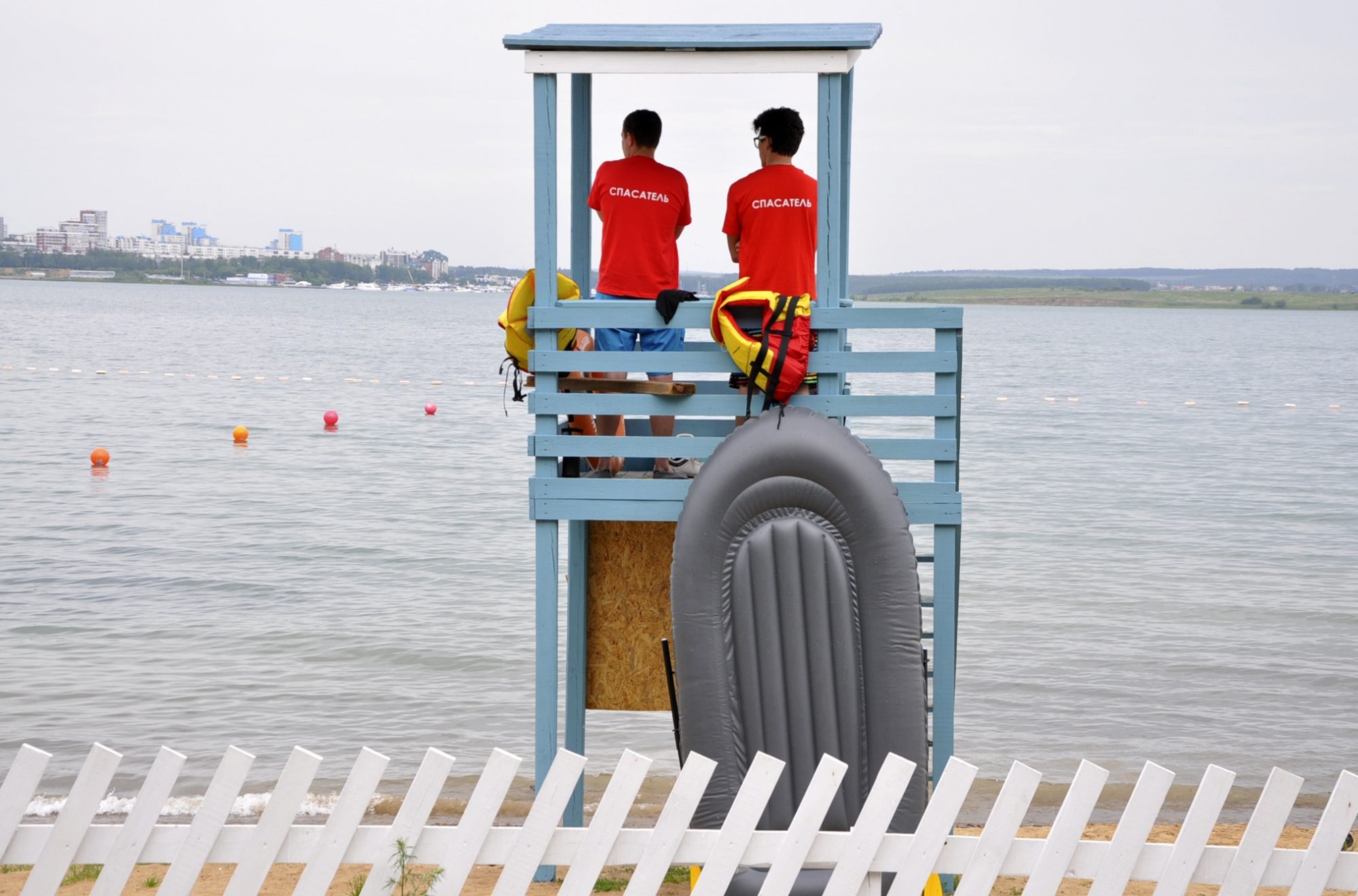 Пляж Якоби в Иркутске готовят к открытию