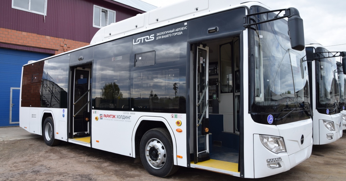 Шесть газобаллонных автобусов поступили в Братск