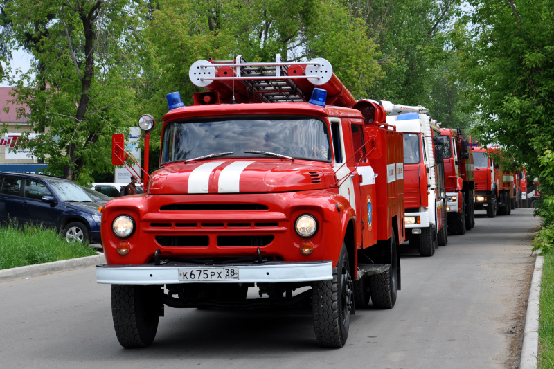 Автопробег пожарной техники пройдёт по Иркутску 10 июня