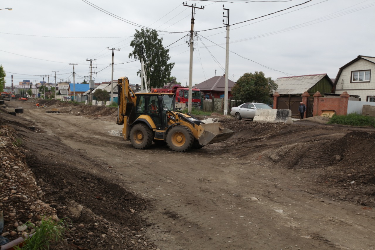 Ремонт улицы Култукской в Иркутске отстает от графика
