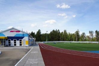 Строительство легкоатлетического стадиона в училище Олимпийского резерва в Ангарске завершено