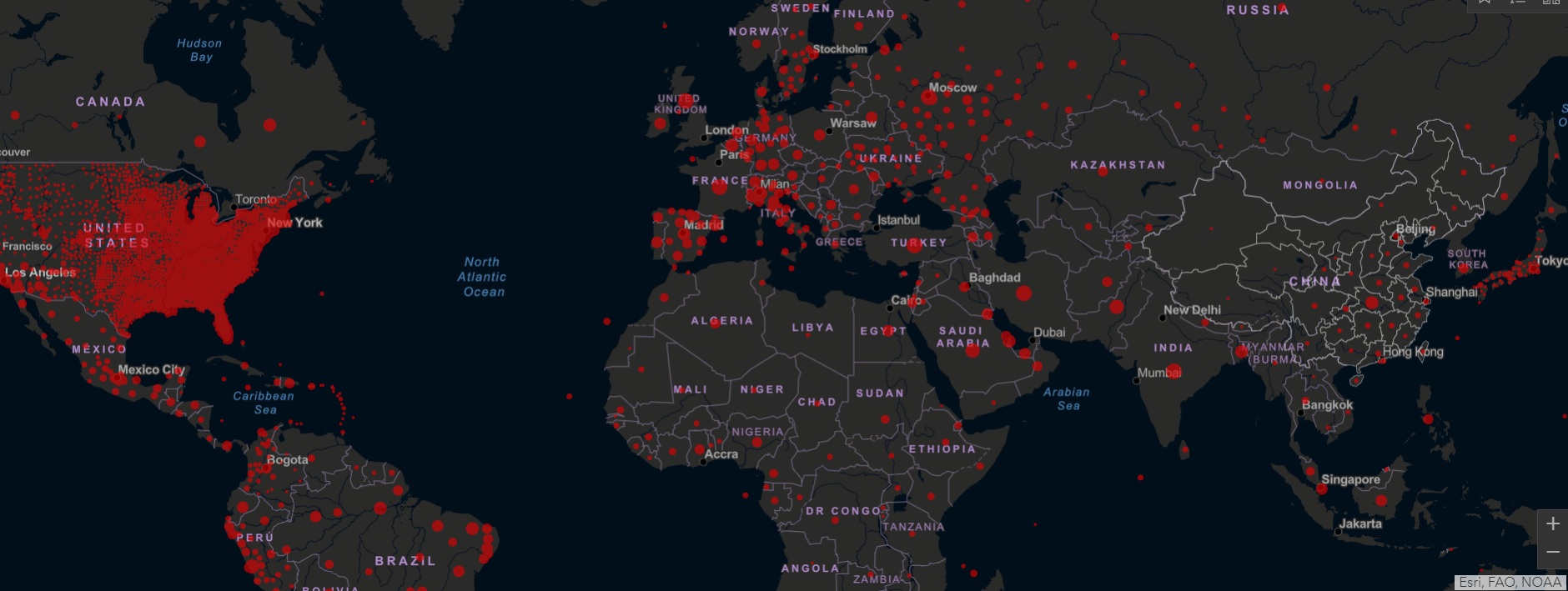 В мире число заразившихся коронавирусом превысило семь миллионов