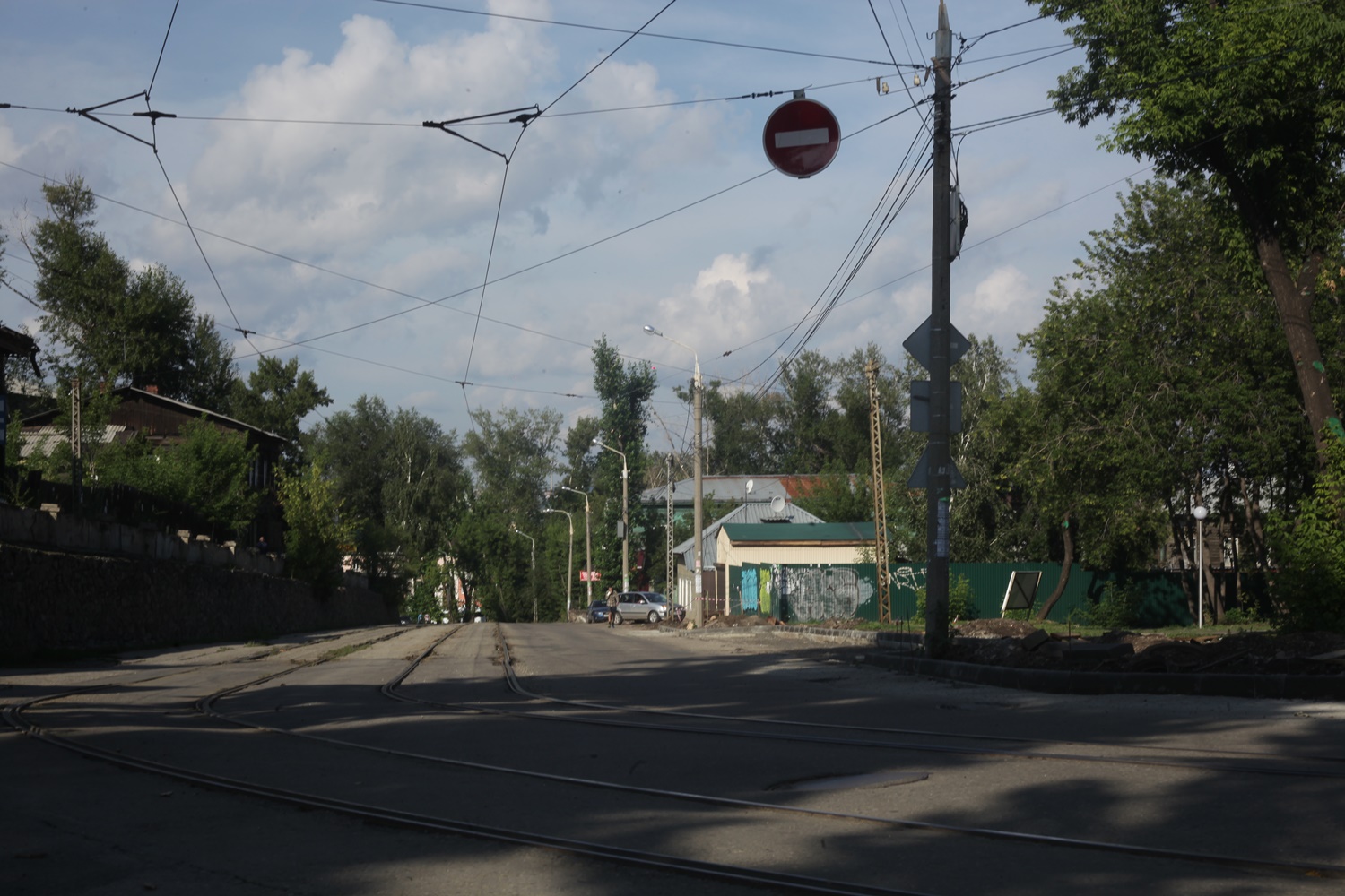 Как идет благоустройство парковой зоны между улицами Терешковой и Пушкина в Иркутске? Фото с места