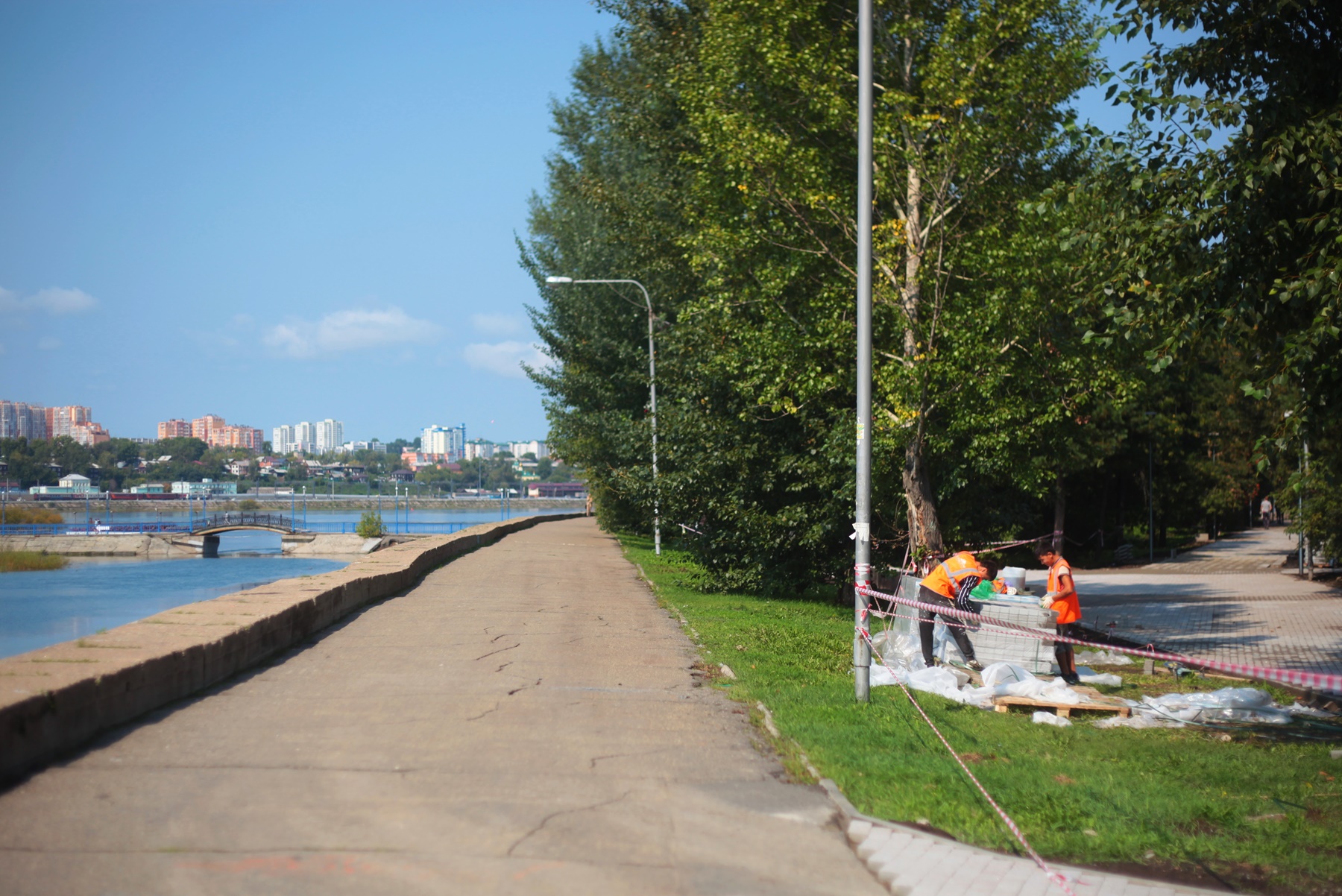 Фото верхней набережной иркутск