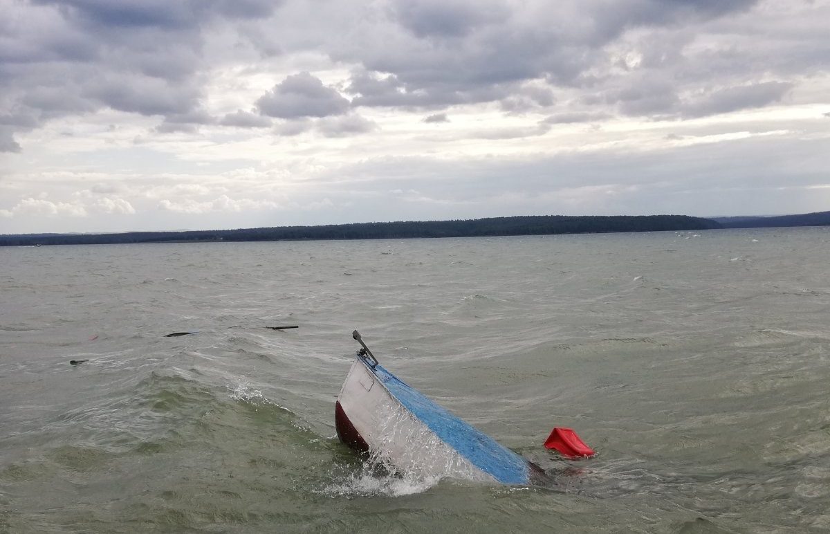 Двое человек выпали за борт моторной лодки на Иркутском водохранилище —  Иркутск Сегодня