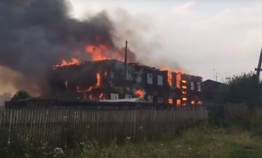 Жилой дом сгорел в Усть-Илимском районе