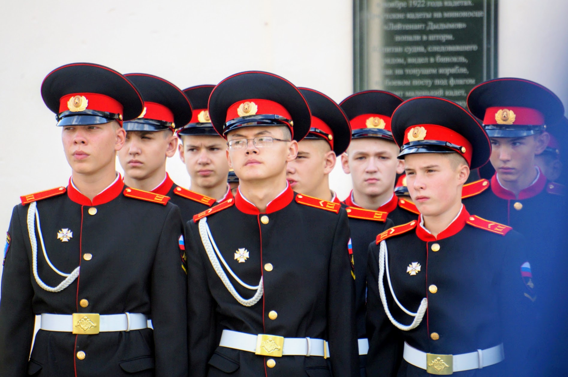 1 сентября в иркутском кадетском корпусе. Фото