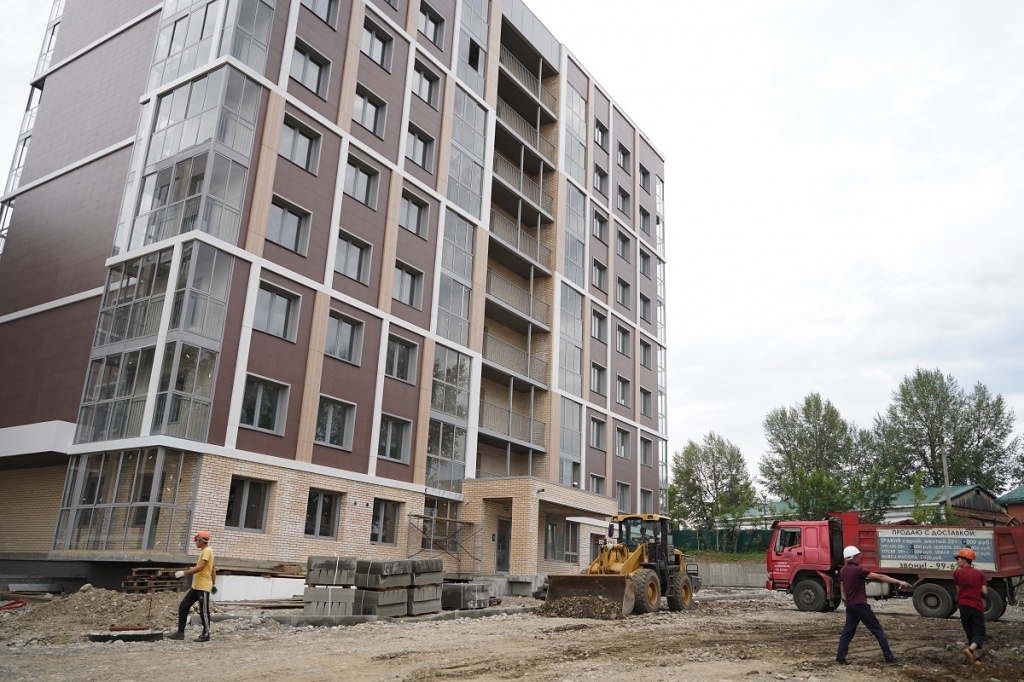 Благоустройство ЖК "Корица" в Иркутске завершат к 1 октября