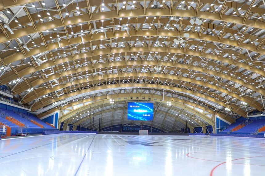 Ледовый дворец "Байкал" торжественно открыли в Иркутске