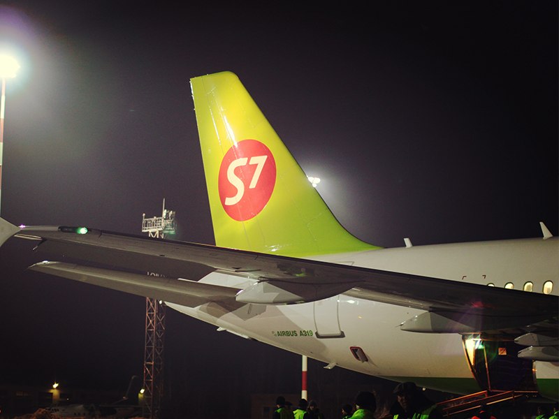 Авиакомпания S7 опровергла информацию об экстренной посадке самолета в Братске