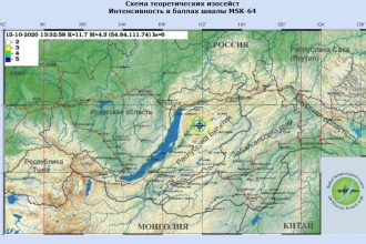 Землетрясение в четыре балла произошло в Бурятии