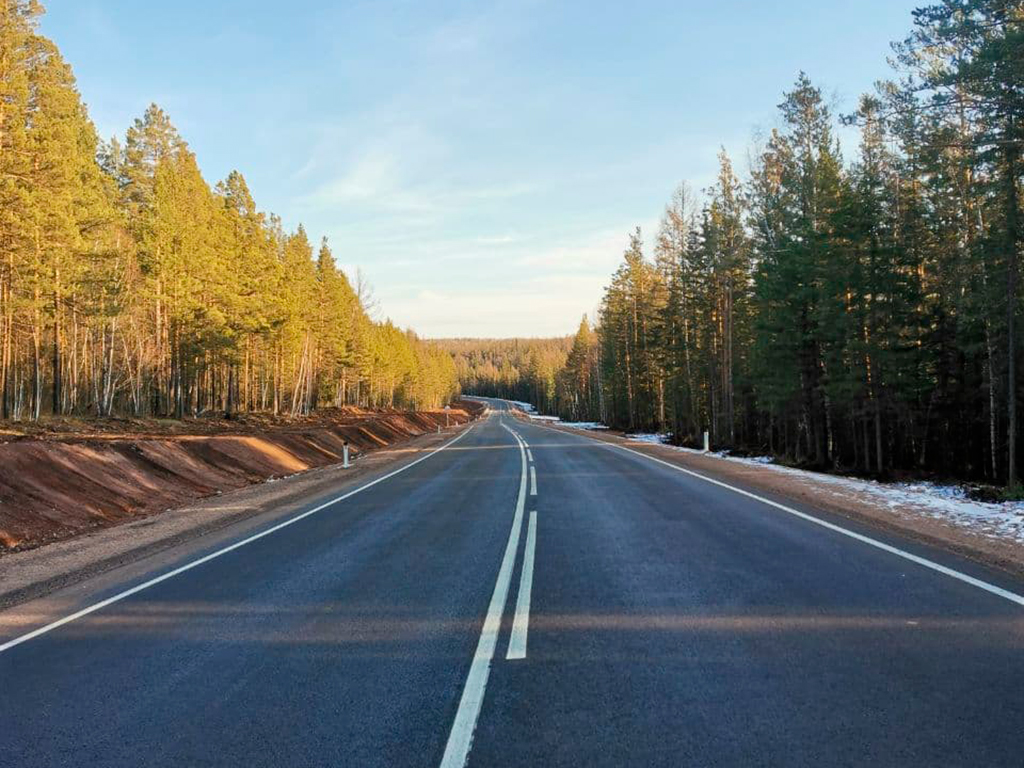 11 километров трассы "Вилюй" отремонтировали в Нижнеилимском районе