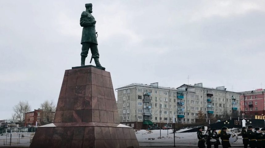 Памятник Александру Третьему открыли в Черемхово
