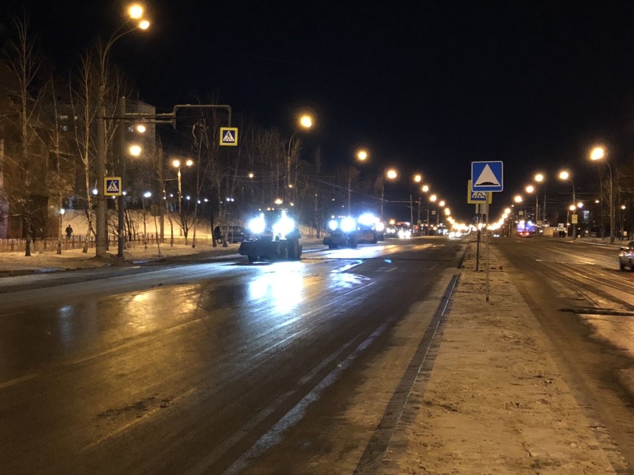 Противогололедную обработку проведут в Иркутске в ночь на 4 ноября