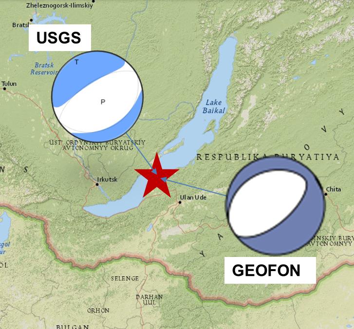 Редкое горизонтальное землетрясение произошло на Байкале 10 декабря