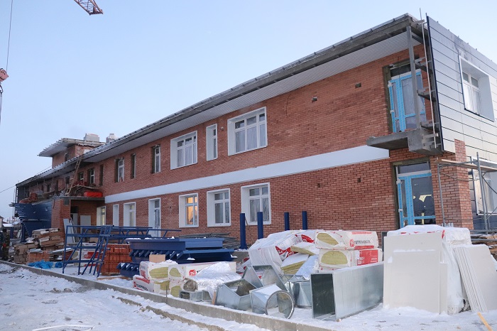 Строительство детского сада в Дзержинске близится к завершению