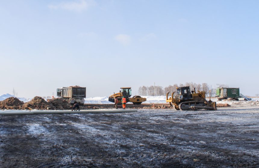 На трассе "Сибирь" продолжают строить обход сел Тулюшка и Трактовая в Куйтунском районе