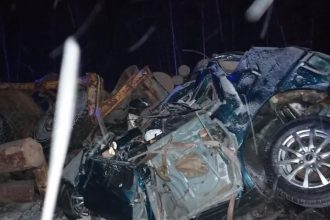 Четыре человека погибло в столкновении грузовика, автобуса и тойоты Ипсум в Братском районе