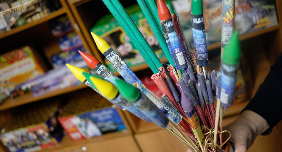 Незаконную пиротехнику на 290 тысяч рублей изъяли в Приангарье за один месяц