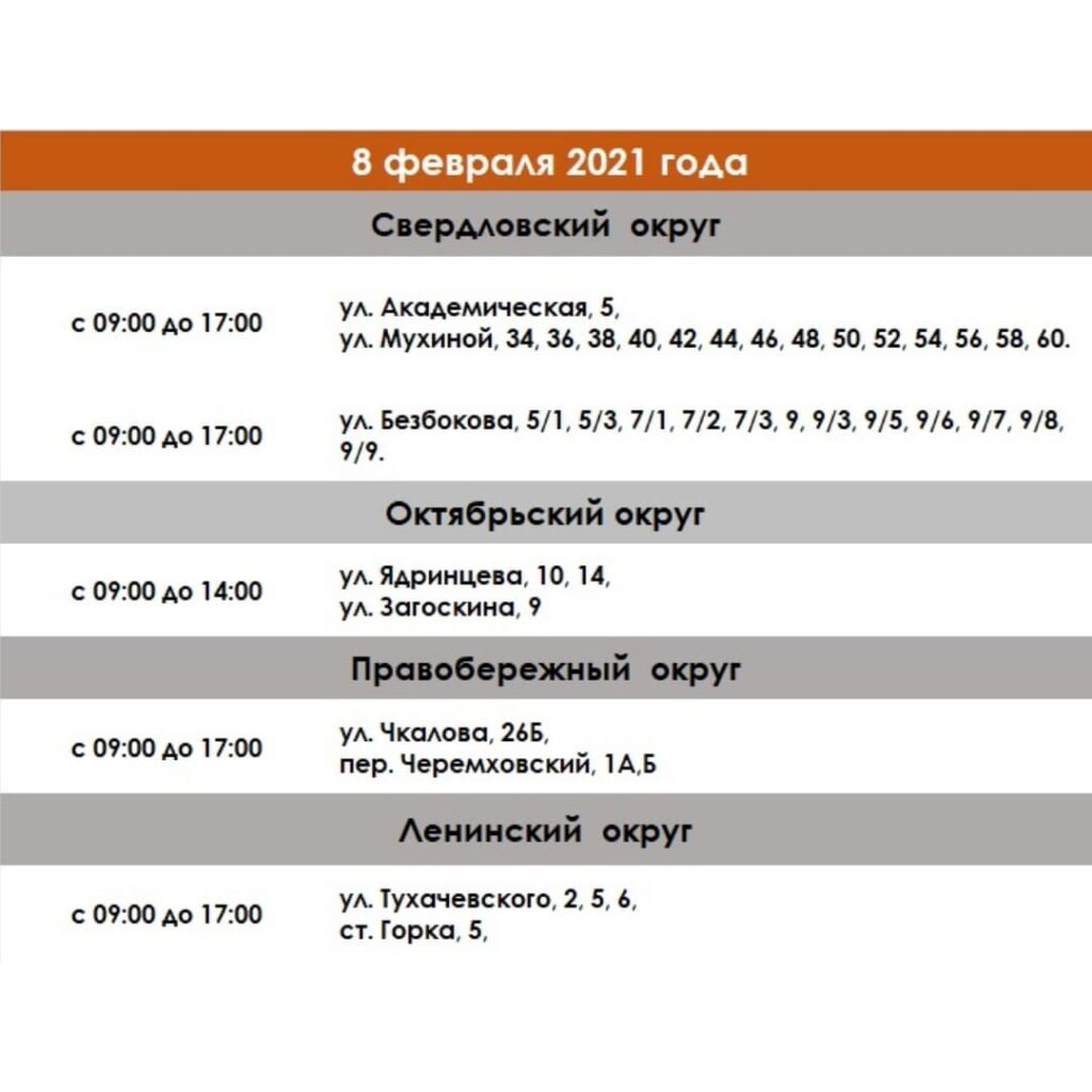Жители 37-ми домов Иркутска останутся без горячей воды сегодня, 8 февраля